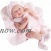 La Newborn 15" All-Vinyl Life-Like Baby Doll, Pretty Pink Boutique Knit Set, Real Girl   553962900